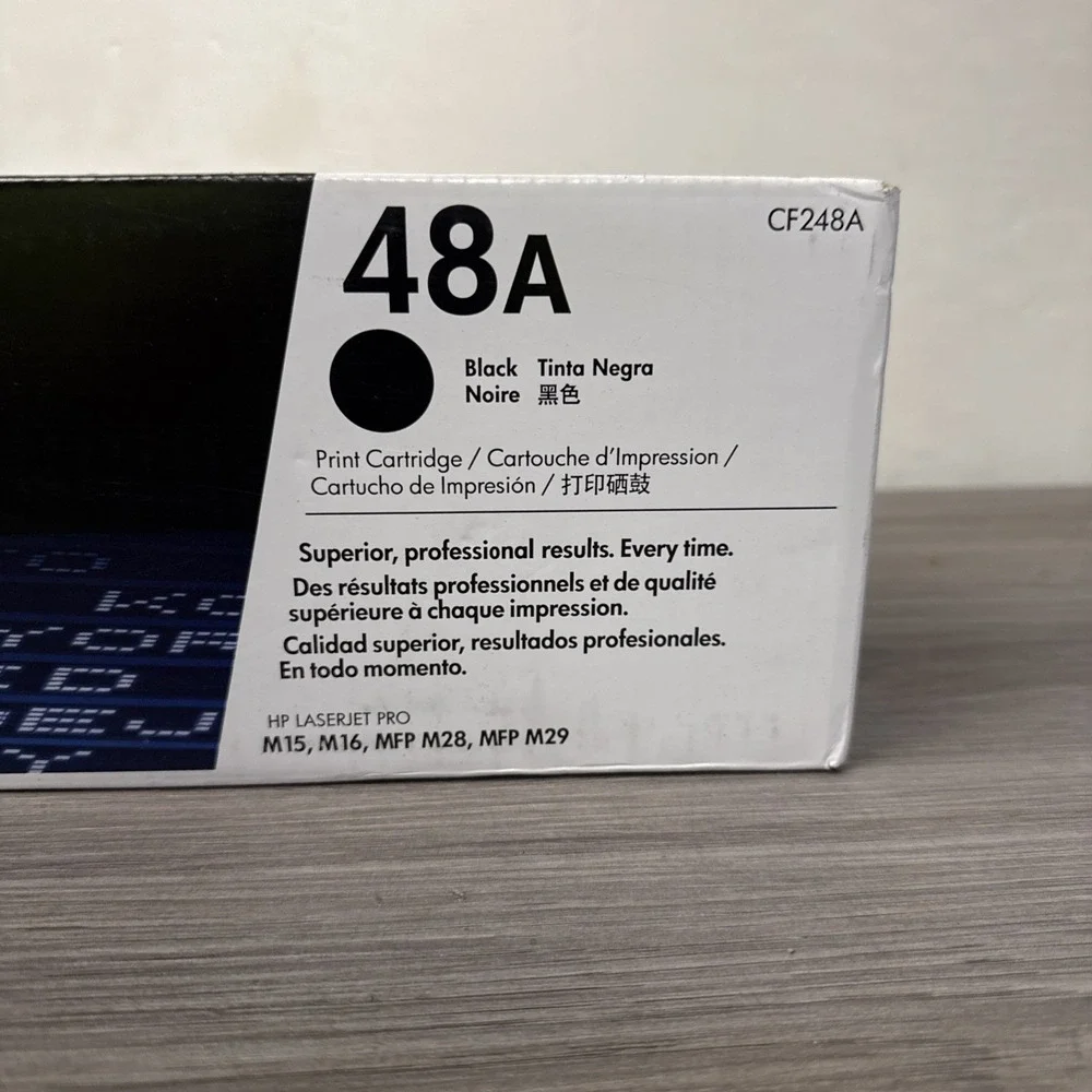 HP 48A Black Original LaserJet Toner Cartridge, CF248A New Sealed